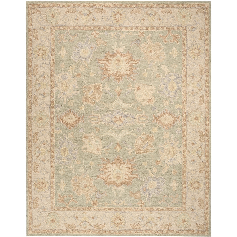 Nourison Maison Indoor only Green Persian Area Rug