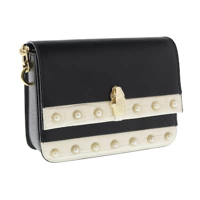 Roberto Cavalli HXLPAY B01 Black/White Shoulder Bag for womens