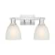 Option Brushed Satin Nickel / White