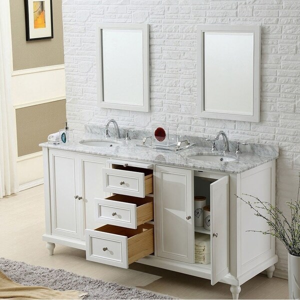 Bathroom vanity 70 inches sale