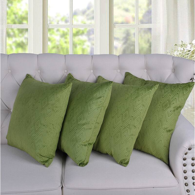 Tonopah Ikat Velvet Throw Pillow Cover Set, NO INSERT