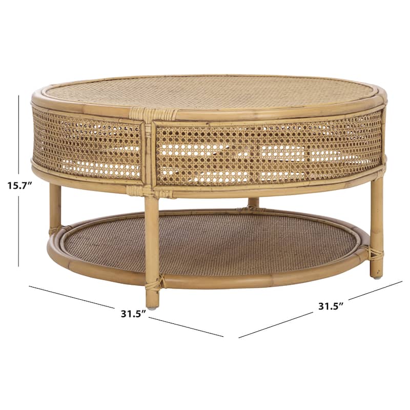 SAFAVIEH Home Collection Arvid Coffee Table - 32"W x 32"D x 16"H