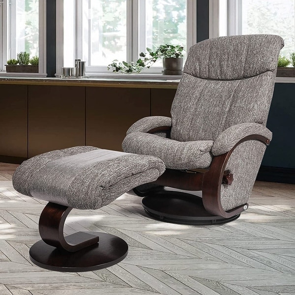 Swivel recliner hotsell armchair and footstool
