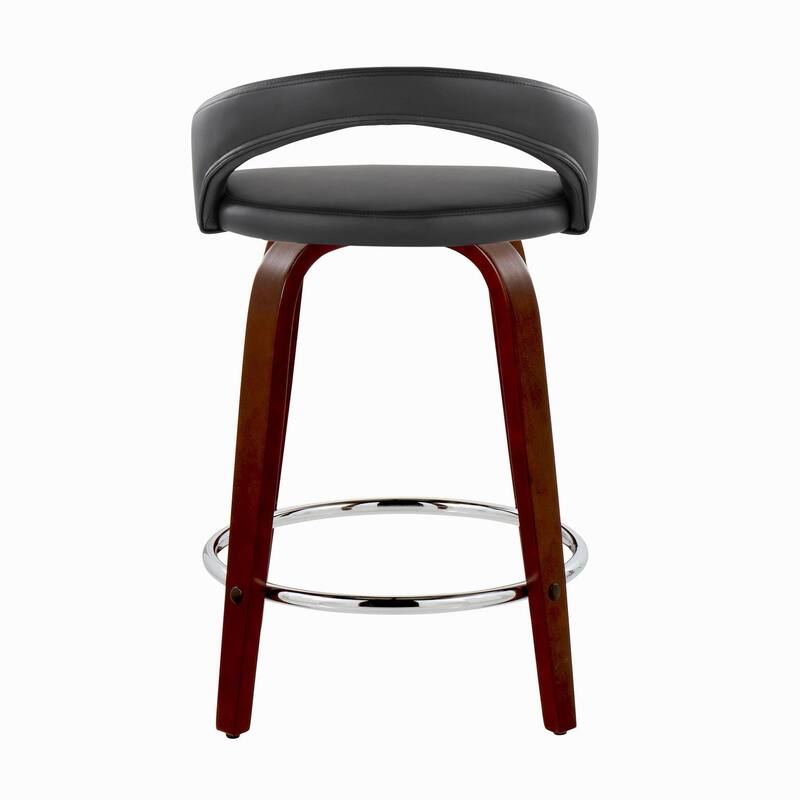 Grotto Upholstered 24" Fixed-Height Counter Stool - Set of 2