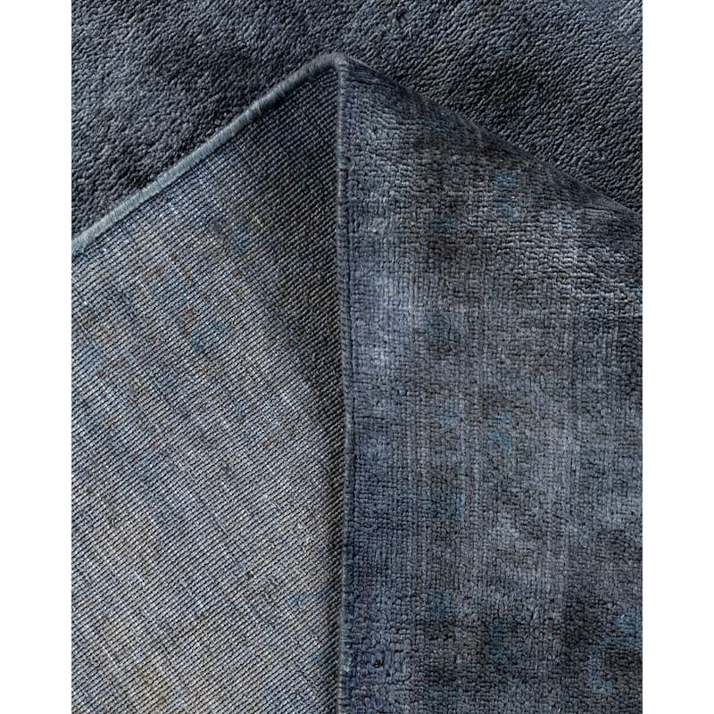 Vibrance, One-of-a-Kind Hand-Knotted Area Rug - Gray, 8' 1" x 9' 10" - 8' 1" x 9' 10"