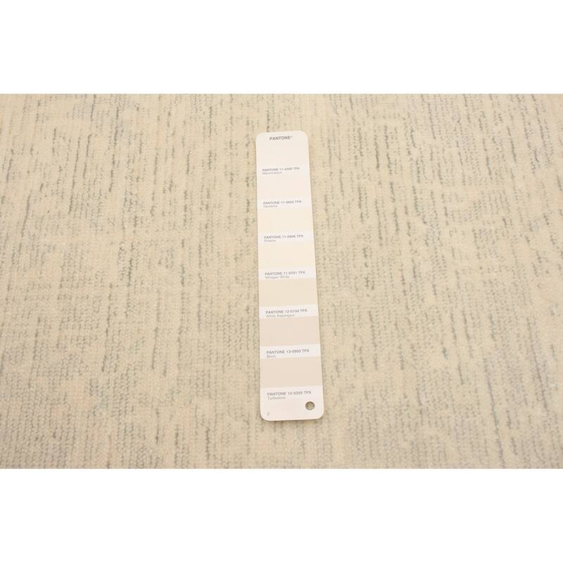 ECARPETGALLERY Hand Loomed Gabbeh Luribaft Ivory Wool Rug - 7'5 x 9'6