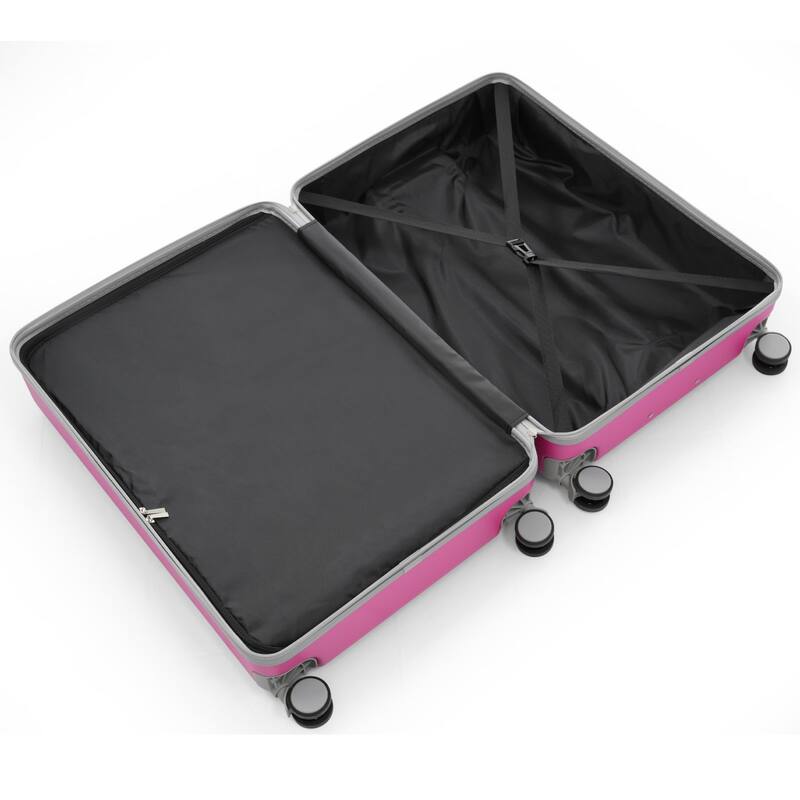 Luggage Set 3 Piece, Lightweight Durable ABS Suitcases with Spinner Wheels and TSA Lock, Carry-on & Checked Travel Luggage
