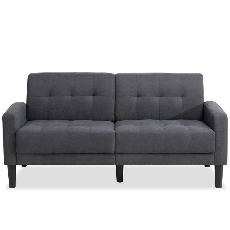 Futzca 63-inch Small Modern Tufted Upholstered Loveseat