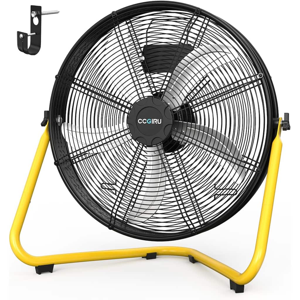 20" Industrial 3-Speed Adjustable High Velocity Portable Drum Fan