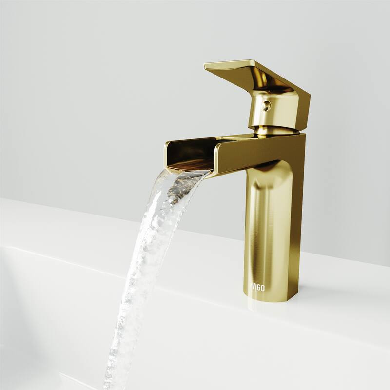 VIGO Ileana 7" H Single Handle Single Hole Bathroom Faucet