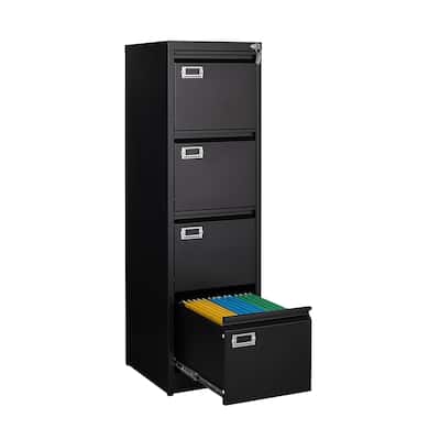 Steel Vertical File Cabinet with 4 Drawer and Lock