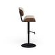 preview thumbnail 13 of 36, Carson Carrington Leksand Mid-Century Modern Adjustable Bar Stool with Walnut Wood Accents