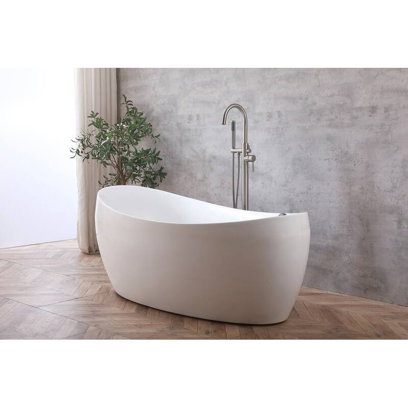 Elegant Lighting FAT-8001 Steven Floor Mounted Clawfoot Tub Filler