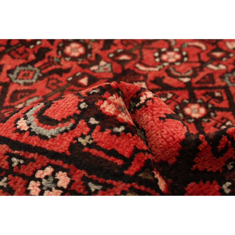 ECARPETGALLERY Hand-knotted Anadol Red Wool Rug - 4'0 x 9'8