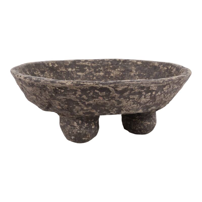 Pottery Paper Mache Bowl Artisanal Handcrafted Sculptural