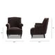 preview thumbnail 8 of 30, Eloise 30" Transitional Velvet Pleated Sock Arm Accent Chair