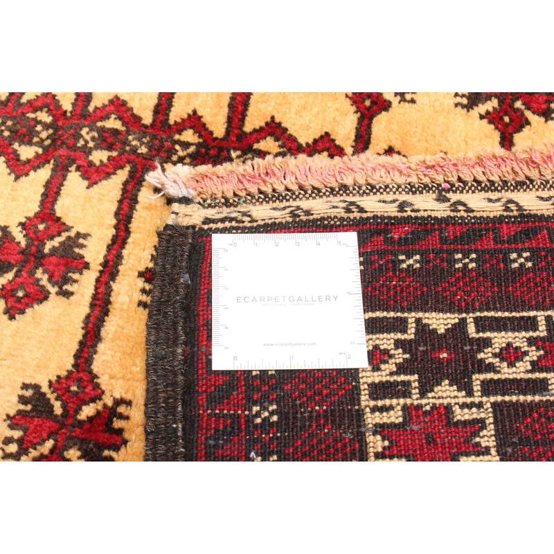 ECARPETGALLERY Hand-knotted Teimani Beige Wool Rug - 3'3 x 4'11
