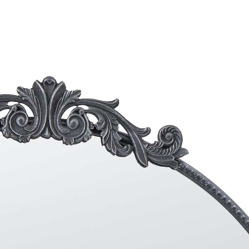 Round Wall Mounted Mirror with Metal Frame