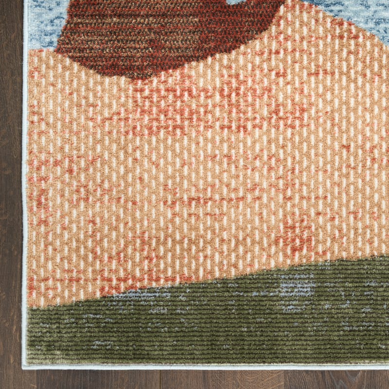 Nourison Nordic Indoor only Abstract Area Rug