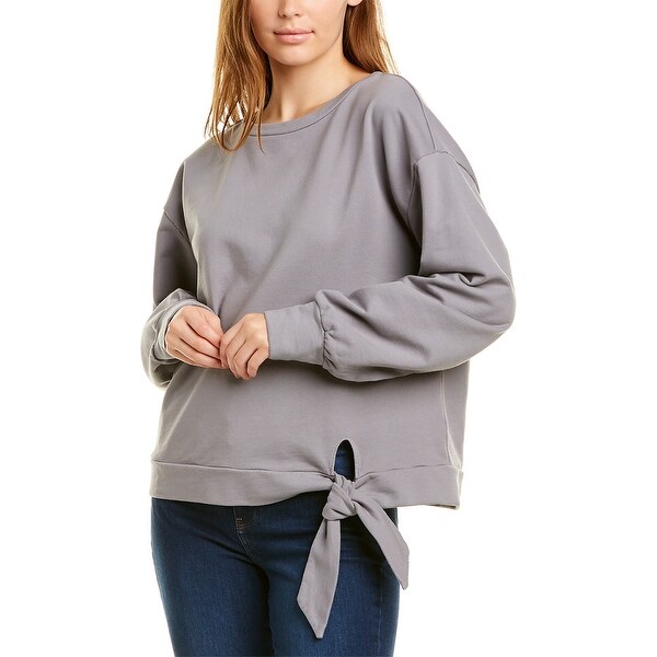 front tie sweatshirt
