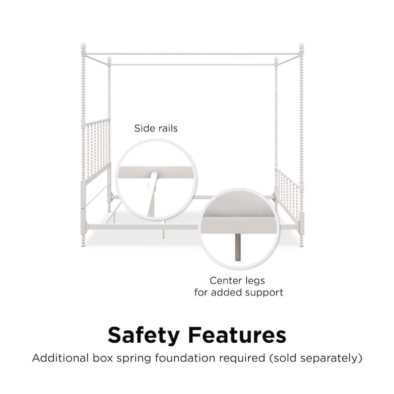 Avenue Greene Elliot Metal Canopy Bed