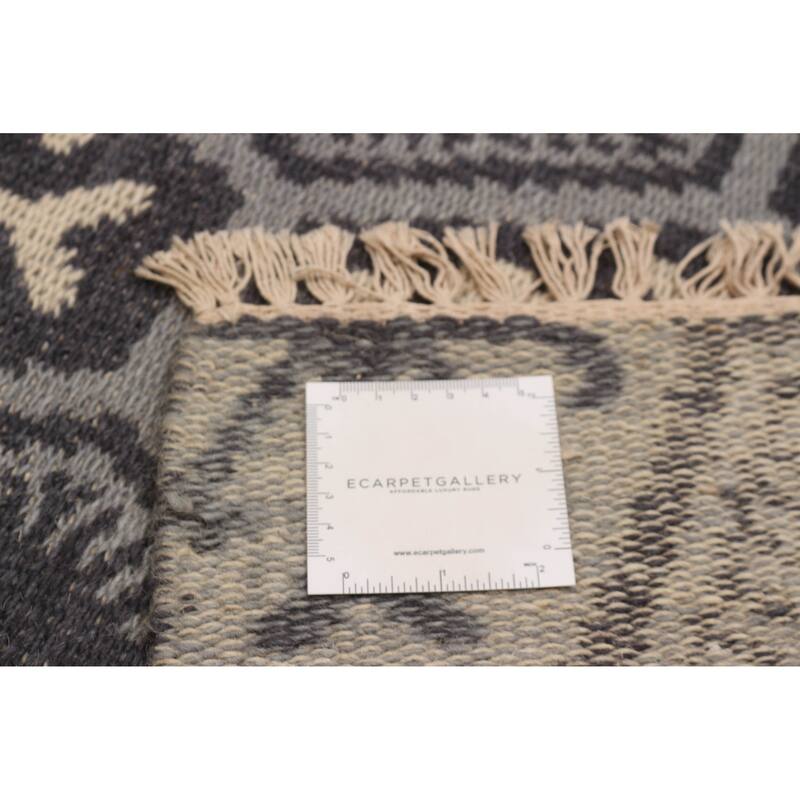 Ankara Grey Kilim 5'2" x 8'2" - 5'2 x 8'2