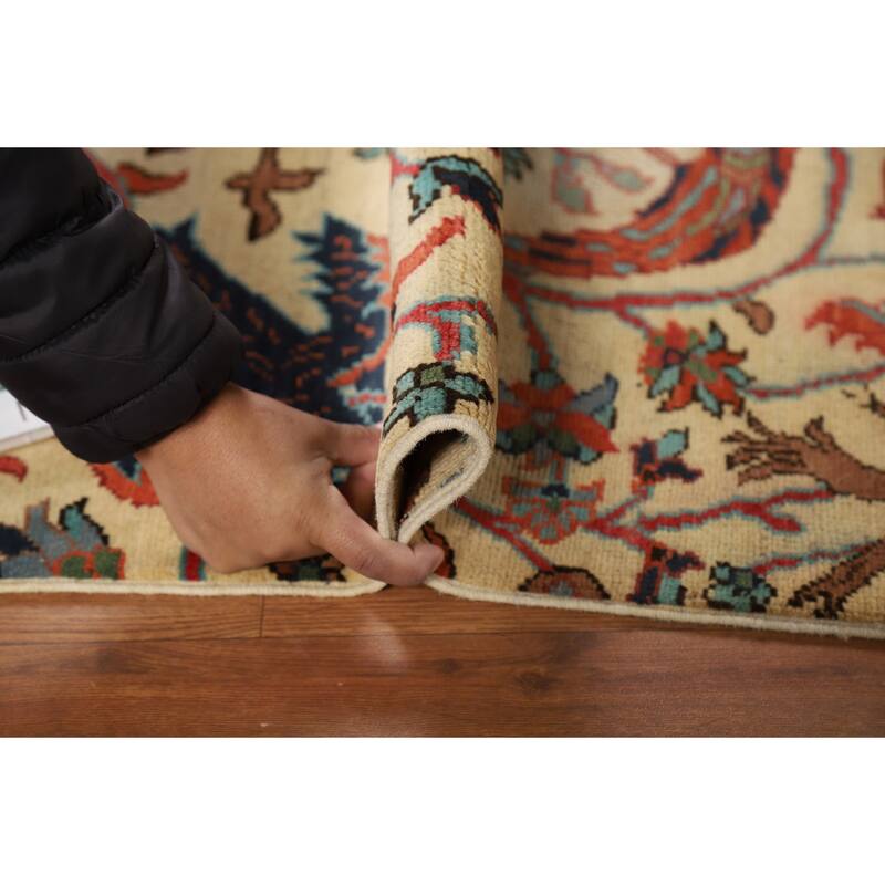 Animals Design Kazak Oriental Foyer Rug Hand-Knotted Wool Carpet - 2'0" x 3'0"