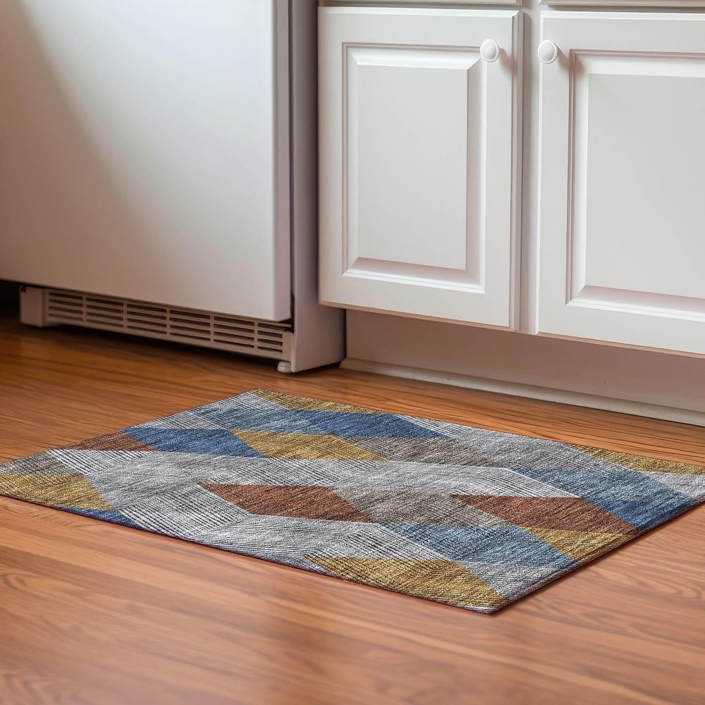 Premium Washable Super Soft Modern Fusion Mayfield Rug