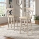 preview thumbnail 6 of 4, Ronda Double X-Back Wood Swivel Chair