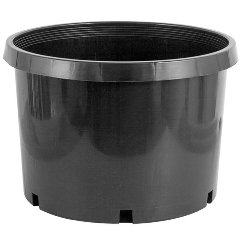 Pro Cal 10 Gallon Premium Nursery Black Plastic Planter Garden Grow Pots, 5 Pack - 9