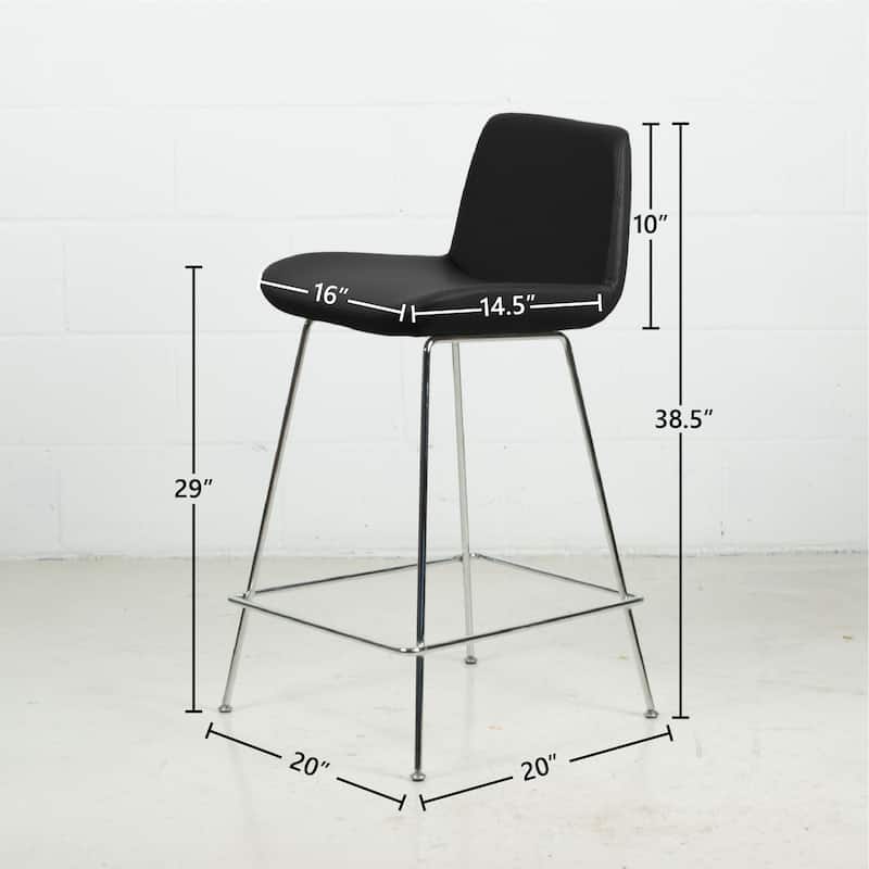 Capri Modern Leatherette Bar and Counter Stool