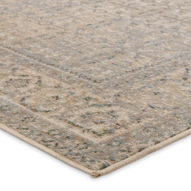 Olivine Indoor/Outdoor Trellis Gray/ Brown Area Rug