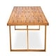 preview thumbnail 12 of 39, Christopher Knight Home - Modern Outdoor Acacia Wood Dining Set with Cushions and Handwoven Rope Chairs