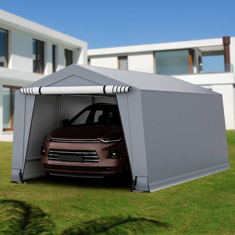Costway 10' x 16'\10.2' X 20.4' Heavy-Duty Carport Car Canopy Shelter