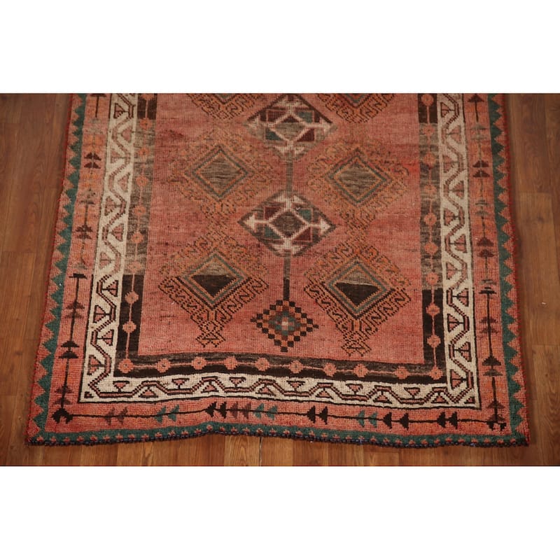 Lori Persian Antique Area Rug Handmade Wool Carpet - 3'11"x 6'11"