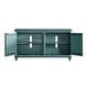 preview thumbnail 4 of 3, Central Park 65-inch Solid Wood 4-door TV Stand Console - 35 inches high x 65 inches wide x 18 inches deep