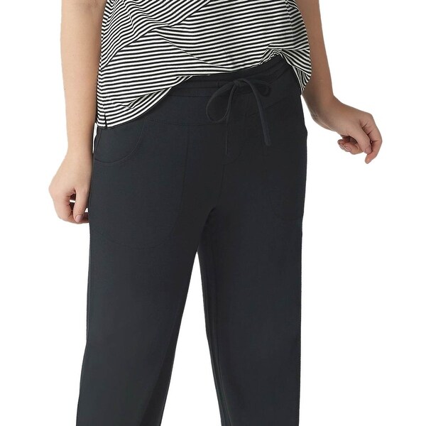 tall black joggers womens