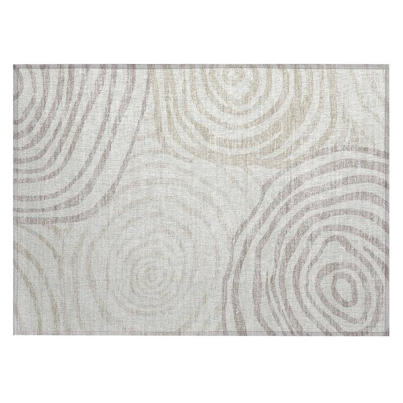 Machine Washable Indoor/ Outdoor Chantille Contemporary Dimensions Rug