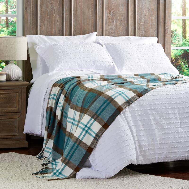 Soft Throw Blanket - Oversized, Vintage-Look, and Cashmere-Like Woven Acrylic Throw by Windsor Home