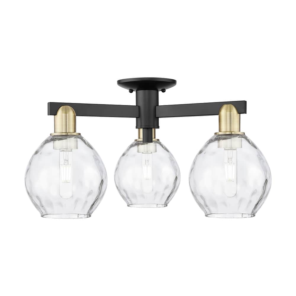 Innovations Lighting Endless Possibilities Arcadia - Waverly - 3 Light 24" Semi-Flush Mount