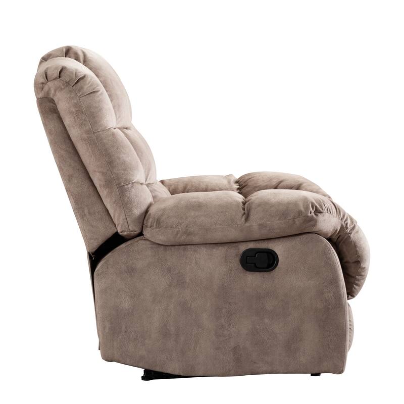 Manual Reclining Fabric Recliner and Single Sofa