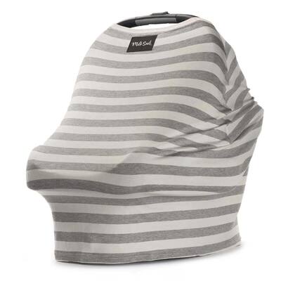 Cream and Grey Stripe 5-in-1 Cover