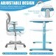 preview thumbnail 4 of 16, Costway Height Adjustable School Table and Desk Chair Set for Kids - See Details