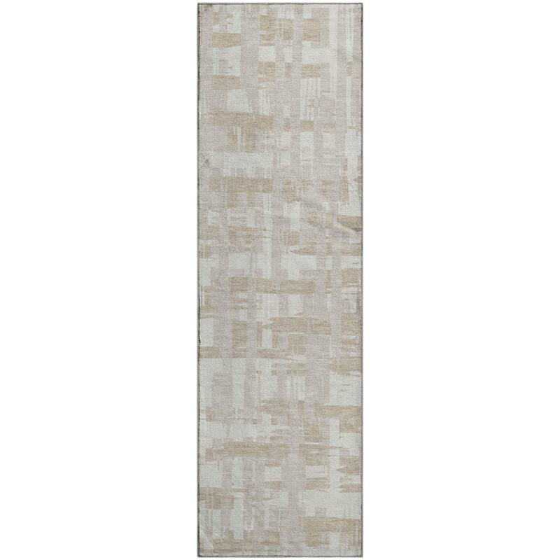 Premium Washable Super Soft Contemporary Plaid Mayfield Rug