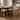 Antique 26.5" Swivel Counter Height Bar Stools Upholstered Seat With Double X-Back