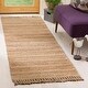 preview thumbnail 6 of 5, SAFAVIEH Handmade Natural Fiber Zvjezdana Jute Tassel Rug - Ivory/Ivory - 2'3" x 8' Runner