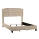 preview thumbnail 26 of 43, Fontana Adjustable Diamond-tufted Arched Back Bed by iNSPIRE Q Classic