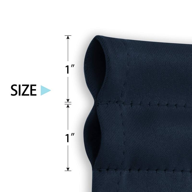 Deconovo French Door Curtain with Rod Pocket and Tieback 1 Panel