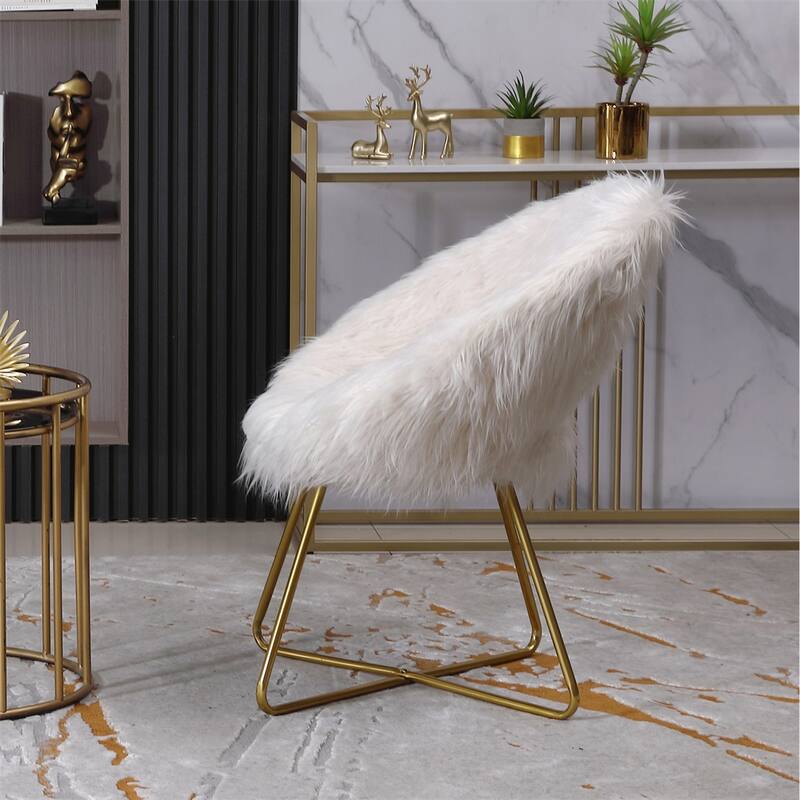 Accent Chair Upholstered with Cushioned Seat and Backrest