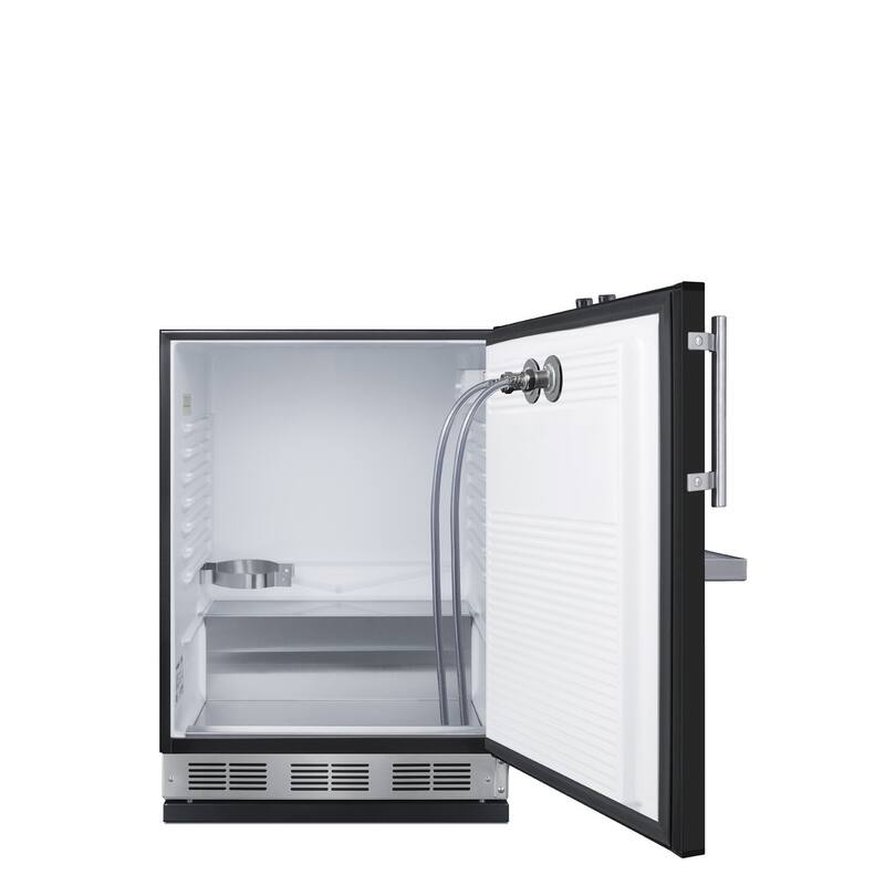 Summit SBCFRTPCF 24" Wide 5.3 Cu. Ft. Built-In Double Tap Coffee
